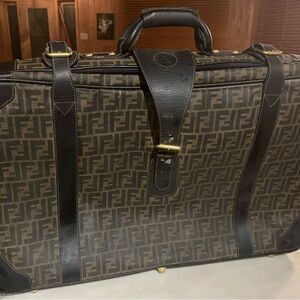 Vintage 1980’s Fendi Zucca Suitcase large